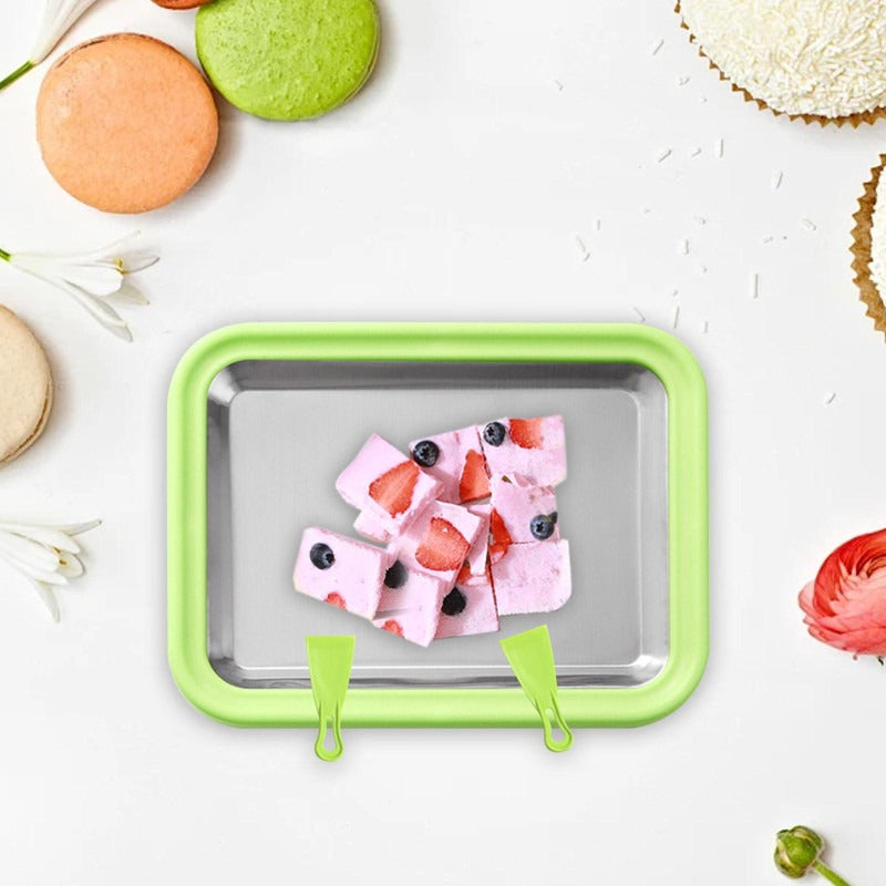 Instant Ice Cream Maker Tray with Scraper